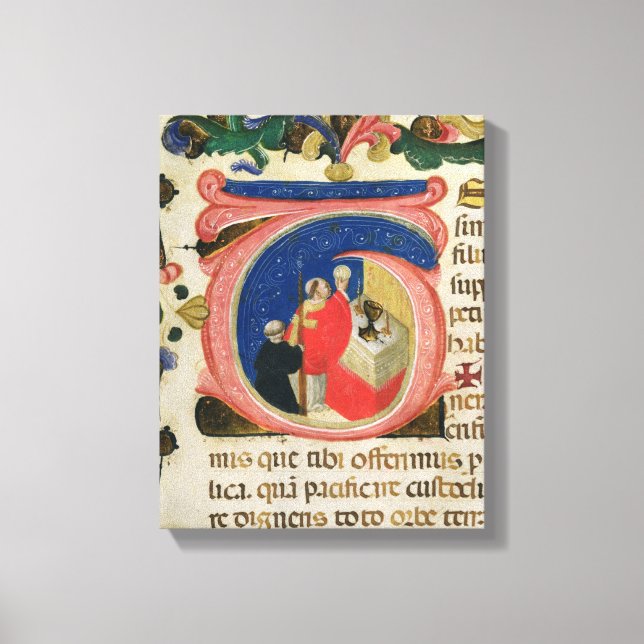 Lienzo Celebración de la Eucaristía (Anverso)