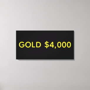 Lienzo Celebración del Mercado del Oro $4,000