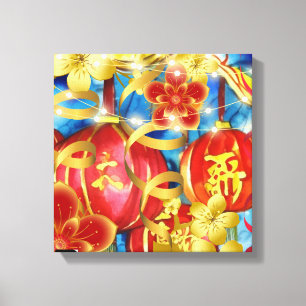 Lienzo Celebraciones chinas