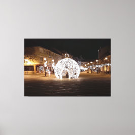 Lienzo Celebraciones de Navidad en Esztergom Hungría.