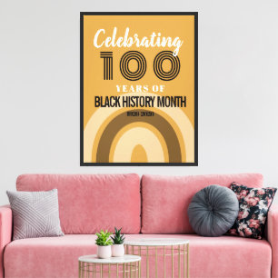 Lienzo Celebrando 100 Años del Mes de la Historia Afroame