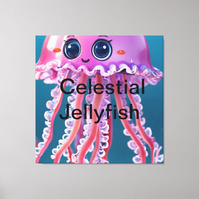 Lienzo Celestial Jellyfish (Anverso)