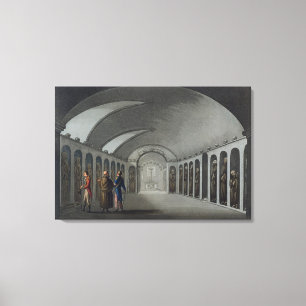 Lienzo Cementerio curioso debajo del monasterio del