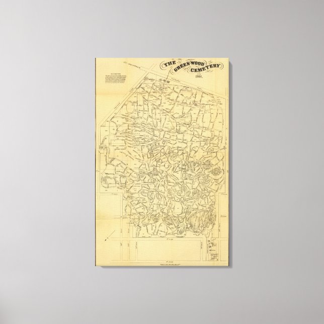 Lienzo Cementerio de la Madera Verde (Anverso)