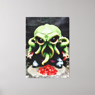 Lienzo Cena con Cthulhu