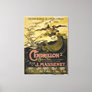 Lienzo Cendrillon de Jules Massenet del poster de Emilio