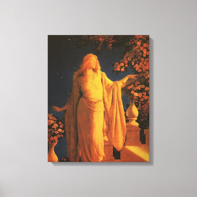 Lienzo Cenicienta, Maxfield Parrish (Anverso)
