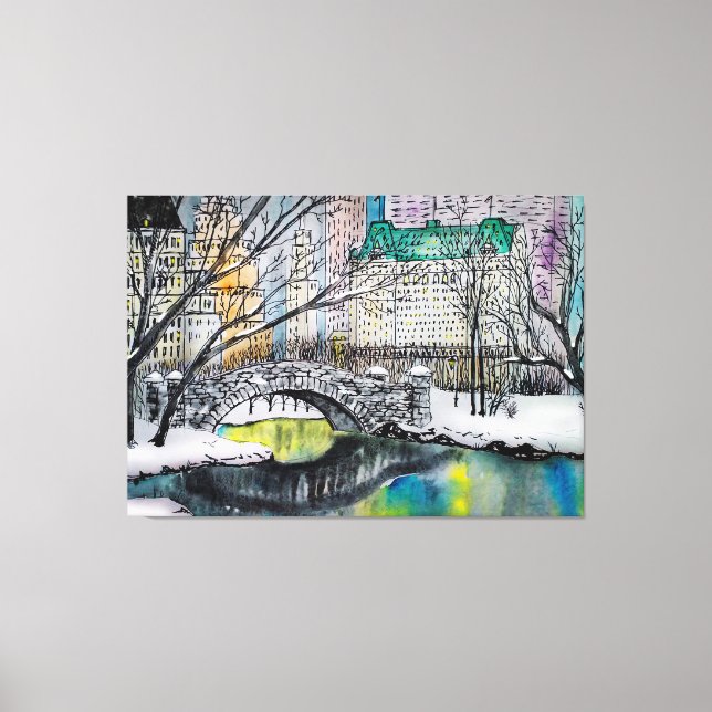 Lienzo Central Park (Anverso)