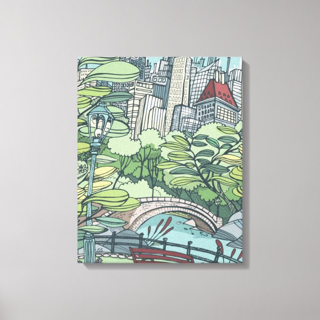 Lienzo Central Park | Nueva York (Anverso)