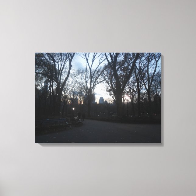Lienzo Central Park, Nueva York, Estados Unidos (Anverso)