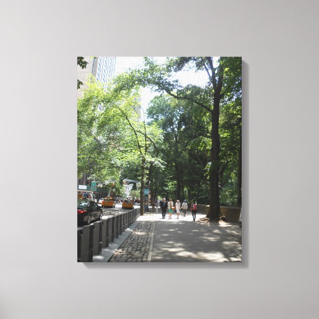 Lienzo Central Park, Nueva York, Estados Unidos (Anverso)