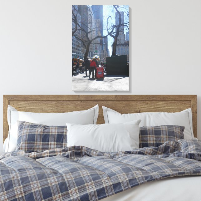 Lienzo Central Park, Nueva York, Estados Unidos (Insitu(Dormitorio))