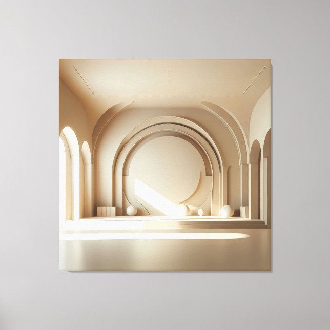 Lienzo Central Sphere Composition (Anverso)