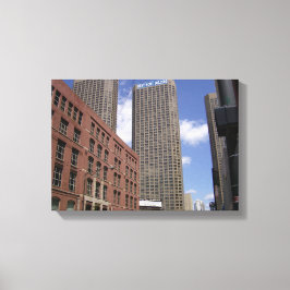 Lienzo Centro De Chicago Por The Bay