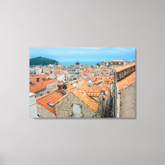 Lienzo Centro de Dubrovnik (Anverso)