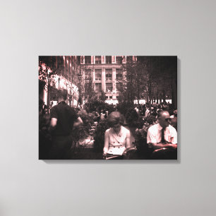 Lienzo Centro de Rockefeller de Vintage USA New York