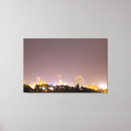 Lienzo Centro de St. Louis, Missouri de noche