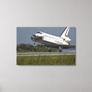 Lienzo Centro Espacial Kennedy del aterrizaje del