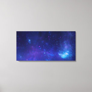 Lienzo Centro Galáctico Acuático Azul Celestial Vía Lácte