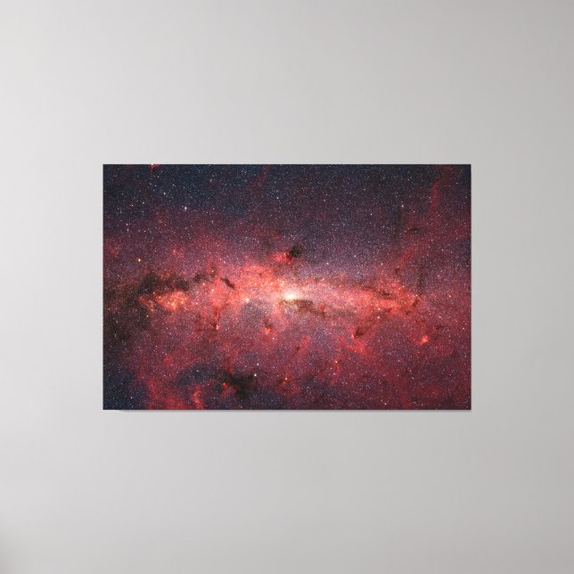 Lienzo Centro Galáctico Vía Láctea, Estrellas, Nubes, Clu (Anverso)