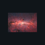 Lienzo Centro Galáctico Vía Láctea, Estrellas, Nubes, Clu<br><div class="desc">Nuestro centro galáctico se encuentra a 26.000 años luz de distancia en dirección a Sagittarius. Esta imagen del Telescopio Espacial Spitzer muestra cientos de miles de estrellas en el centro de nuestra galaxia de la Vía Láctea en espiral.</div>
