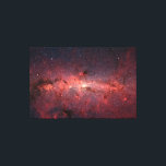 Lienzo Centro Galáctico Vía Láctea, Estrellas, Nubes, Clu<br><div class="desc">Nuestro centro galáctico se encuentra a 26.000 años luz de distancia en dirección a Sagittarius. Esta imagen del Telescopio Espacial Spitzer muestra cientos de miles de estrellas en el centro de nuestra galaxia de la Vía Láctea en espiral.</div>