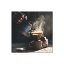 Cerámica al vapor para verter sobre café