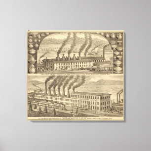 Lienzo Cerámica de Ohio Valley, hermanos de Laughlin