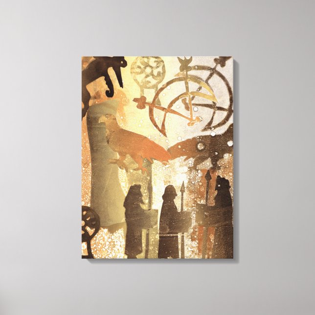 Lienzo Ceremonia Birsay 1996 (Anverso)