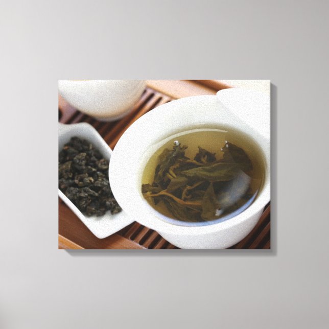 Lienzo Ceremonia de té tradicional chino: té de ong (Anverso)