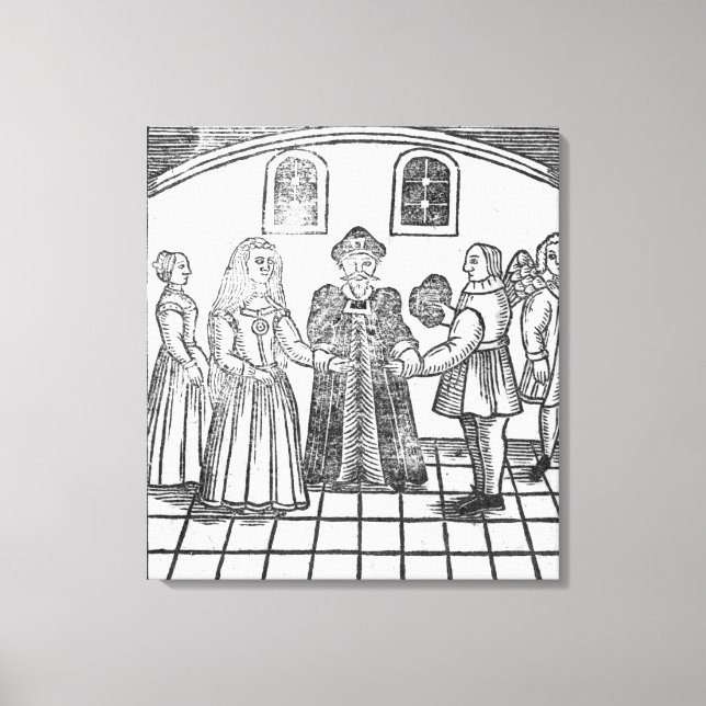 Lienzo Ceremonia matrimonial (Anverso)
