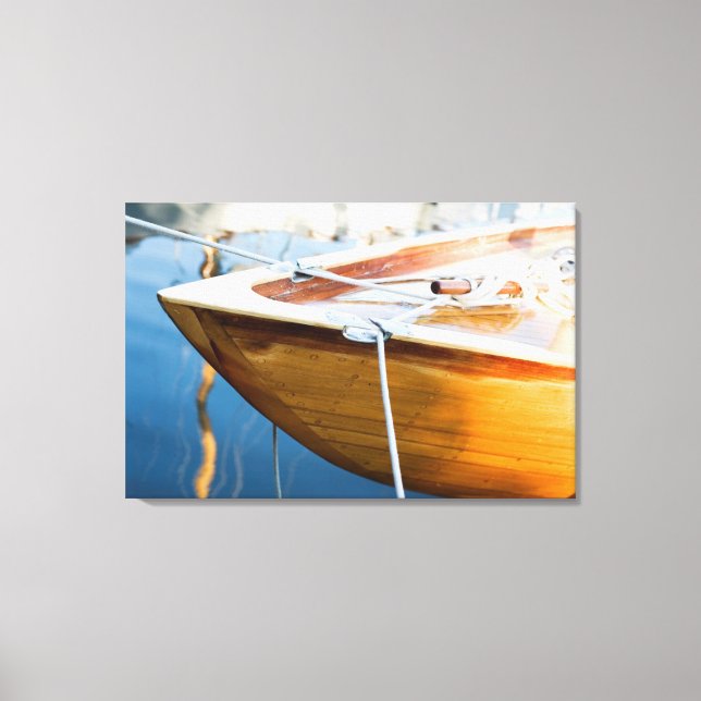 Lienzo Cerrar En Barco Amarrado (Anverso)