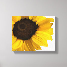 Lienzo Cerrar la pintura de girasoles
