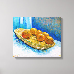 Lienzo Cesta con seis Naranjas Bella Artes Van Gogh