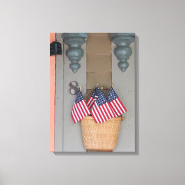 Lienzo Cesta de Banderas - Viñedo de Martha