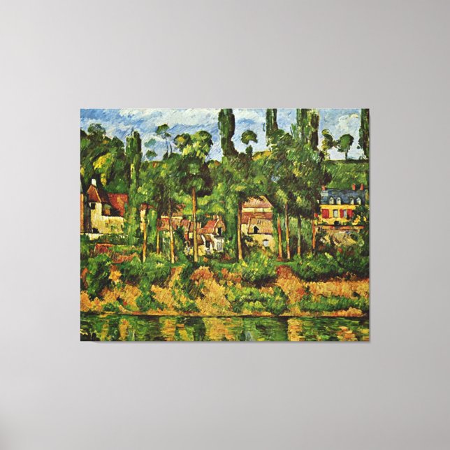 Lienzo Cezanne - El castillo de Medan (Anverso)