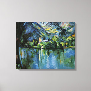 Lienzo Cezanne - Lac d'Annecy