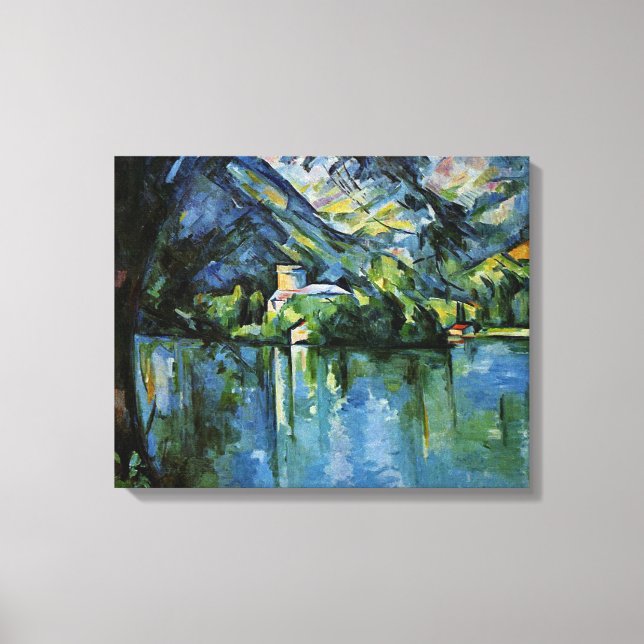 Lienzo Cezanne - Lac d'Annecy (Anverso)