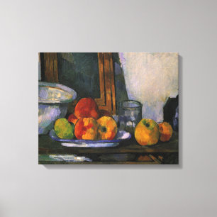Lienzo Cezanne - Naturaleza muerta con cajón abierto,