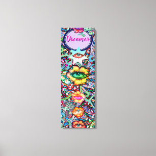 Lienzo Chakra Floral Dreamer colorido Inusual Mística