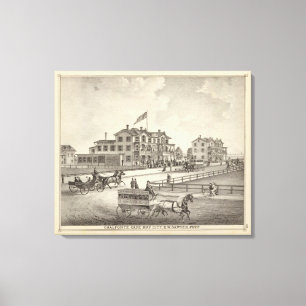 Lienzo Chalfonte, ciudad de Cape May, New Jersey
