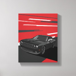 Lienzo Challenger RT negro
