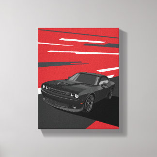 Lienzo Challenger RT negro