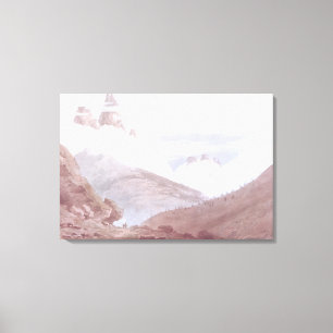 Lienzo Chamonix y Martigny