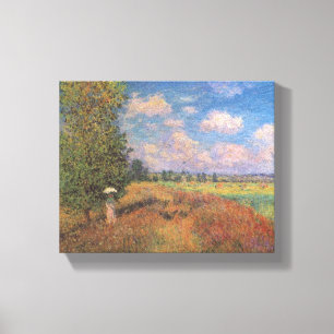 Lienzo Champ de Coquelicots - Claude Monet - c1875