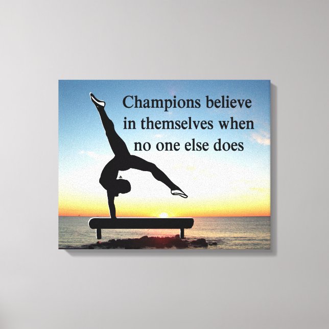 LIENZO CHAMPION GYMNAST (Anverso)