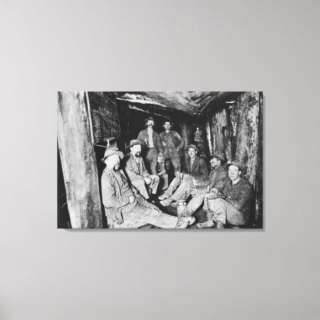 Lienzo Chance Mine durante el almuerzo Coeur d'Alene (Anverso)