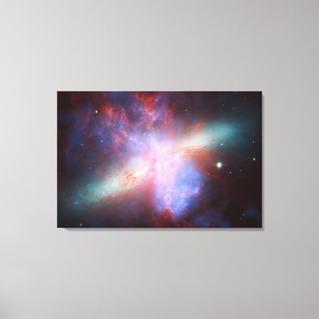 Lienzo Chandra:Hubble:Rayo X Spitzer:Visible:Infrarrojo (Anverso)