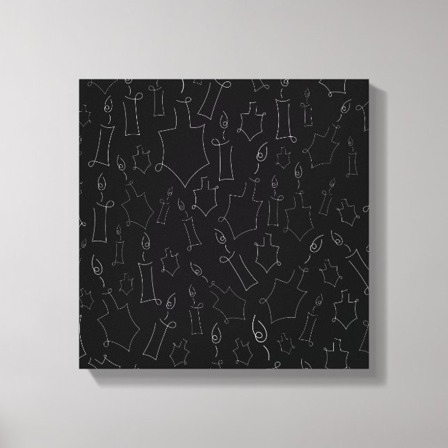 Lienzo Chanukah (Anverso)