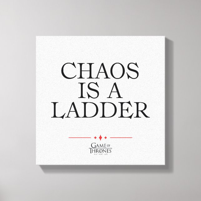 Lienzo Chaos Is A Ladder (Anverso)